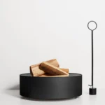 Smokey Round Steel Wood Burning Fire Pit - Image 4