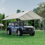 10 Ft. W x 20 Ft. D Carports, Waterproof & UV Protected Garage