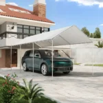 10 Ft. W x 20 Ft. D Carports, Waterproof & UV Protected Garage - Image 8