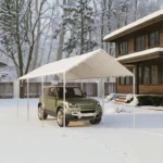 10 Ft. W x 20 Ft. D Carports, Waterproof & UV Protected Garage - Image 7
