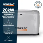 Generac Air Cooled Standby Generator 28kW 997cc Engine 7282 - Image 7