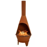 Barrow Steel Wood Burning Chiminea - 58" H x 21.5" W x 21.5" D
