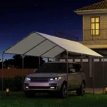 10 Ft. W x 20 Ft. D Carports, Waterproof & UV Protected Garage - Image 5