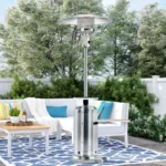 Kelbi 48000 Stainless Steel Propane Standing Patio Heater - Image 2