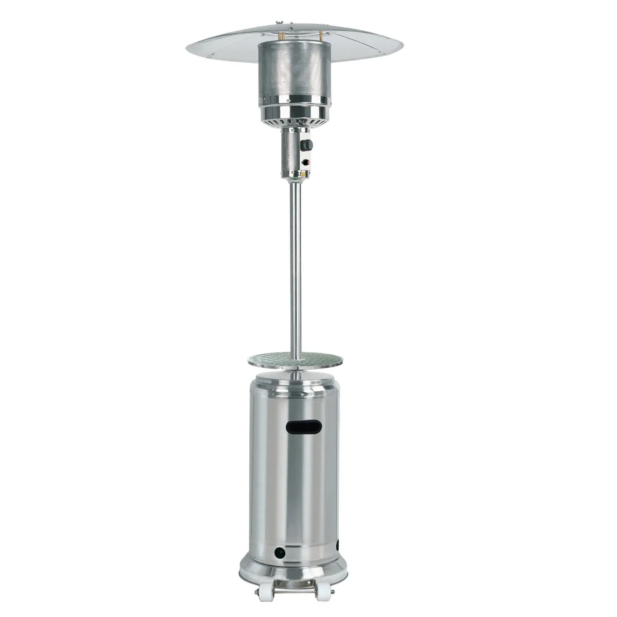 download (79) Kelbi 48000 Stainless Steel Propane Standing Patio Heater - Image 1