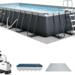 Intex 26363EH Ultra XTR Deluxe Rectangular Above Ground Swimming Pool Set