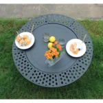 Hayler Wood Burning Outdoor Fire Pit Table with Lid Size: 28" H x 36" W x 36" D - Image 3