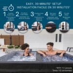 Salu Spa Glacial Heat Ice Bath and Hot Tub, Energy Efficient - Image 10