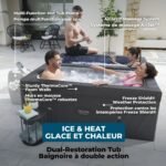 Salu Spa Glacial Heat Ice Bath and Hot Tub, Energy Efficient - Image 12