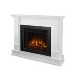 Real Flame Silverton 48-inch Electric Fireplace in White