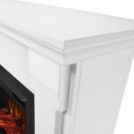 Real Flame Silverton 48-inch Electric Fireplace in White - Image 3