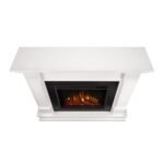 Real Flame Silverton 48-inch Electric Fireplace in White - Image 4