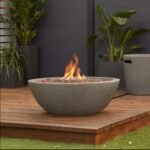 Real Flame Riverside Propane Fire Bowl with Natural Gas Conversion Kit in Glacier Grey - Image 2