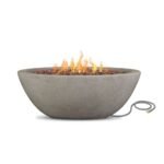 Real Flame Riverside Propane Fire Bowl with Natural Gas Conversion Kit in Glacier Grey - Image 4