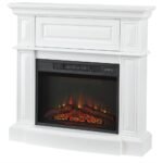 StyleWell 38-inch Electric Fireplace in White - Image 2