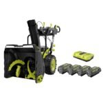 RYOBI 40V HP 24-inch Brushless 2-Stage Electric Snow Blower 
