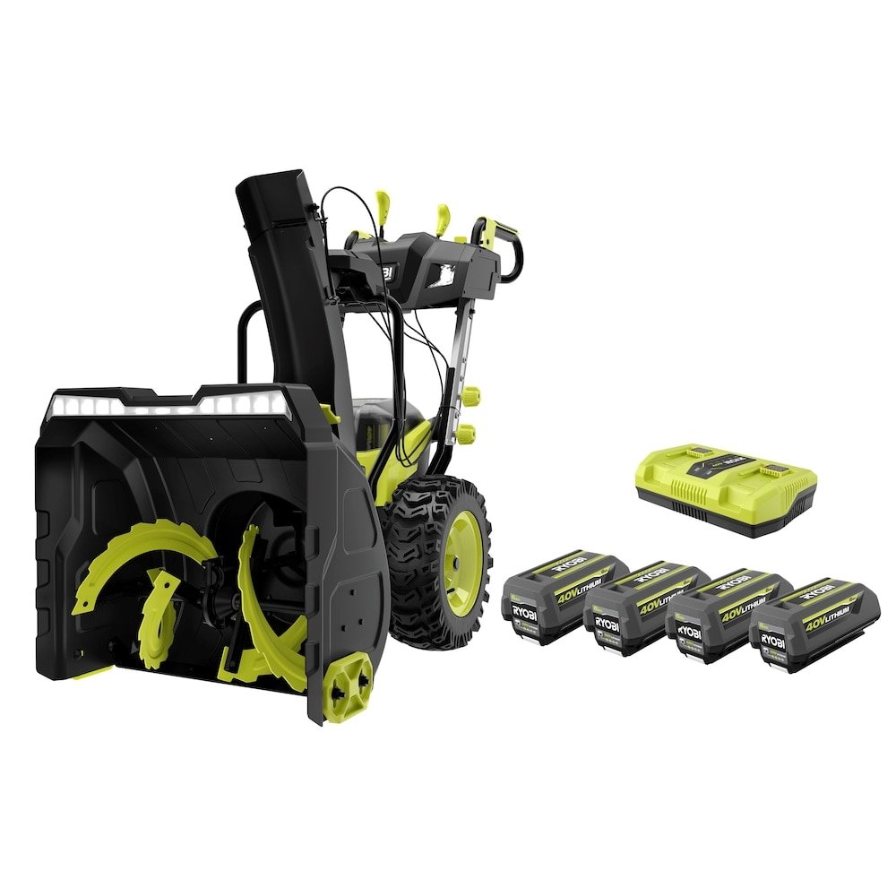 p_1001631456 RYOBI 40V HP 24-inch Brushless 2-Stage Electric Snow Blower - Image 1