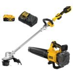 20V MAX XR Brushless 14" Folding String Trimmer and Handheld Blower Combo Kit DeWalt