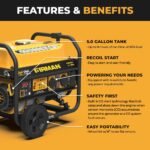 FIRMAN 4550/3650 Watt 30A 120/240V Recoil Start Gas Portable Generator - Image 5