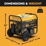 FIRMAN 10000/8000-Watt Gas Powered Remote Start Portable Generator with 439cc Engine - Image 5