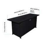 Sunbeam Aluminum Linear Fire Table - Image 3