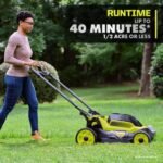 Ryobi 40V HP Brushless 20 in. Cordless Electric Battery Walk Behind Self-Propelled Mower with 6.0 Ah Battery and Charger - Image 4