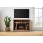 StyleWell Wolcott 48-inch Electric Fireplace Media Console in Prairie Ash - Image 3