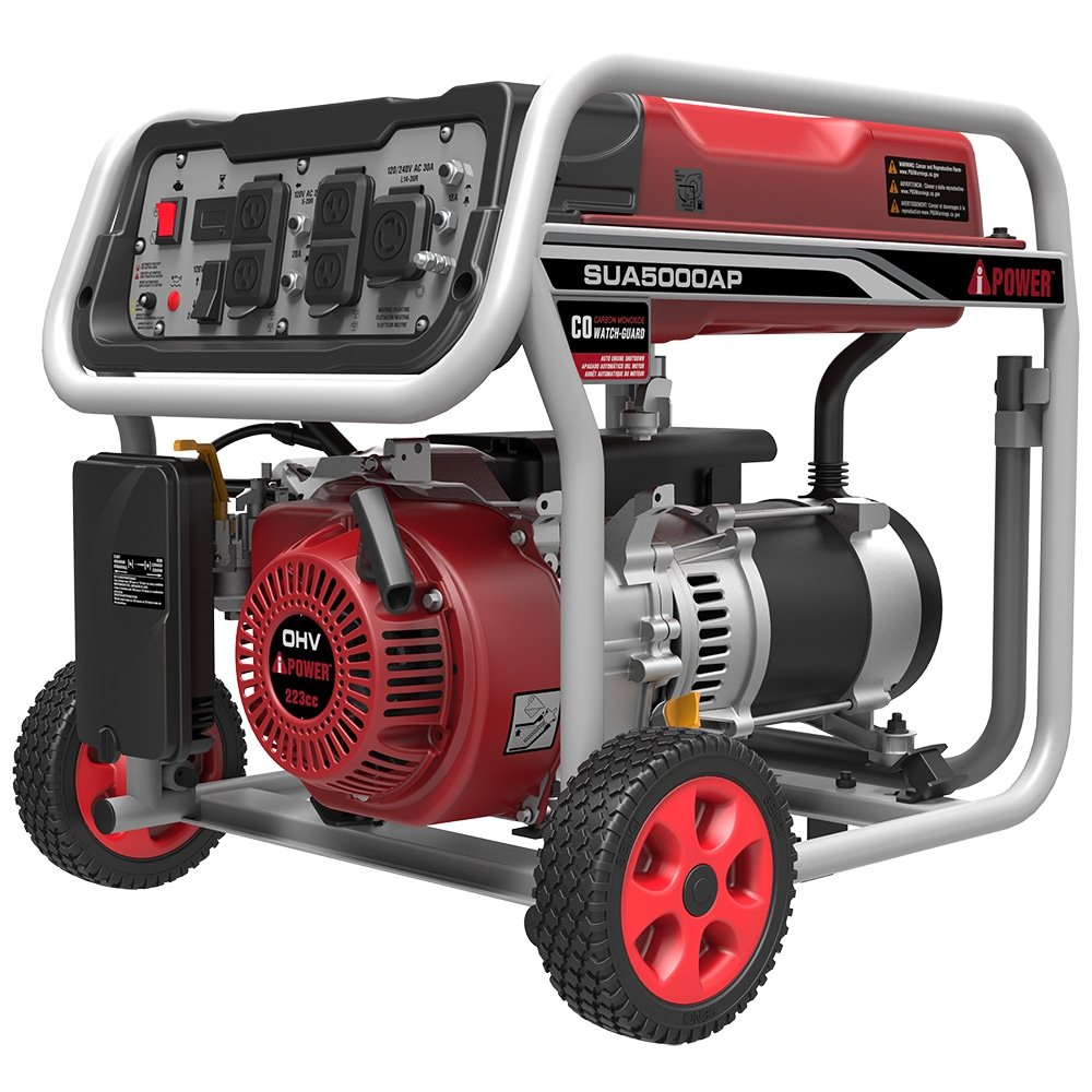p_1001726220 A-iPower 5000 Watt Gasoline Generator - Image 1