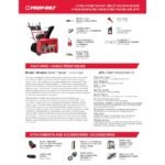 Troy-Bilt Tracker 2890 272cc 28" electric start two-stage gas snow blower - Image 4