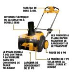 DEWALT 60V MAX 21 in. Cordless Single-Stage Snow Blower - Image 6
