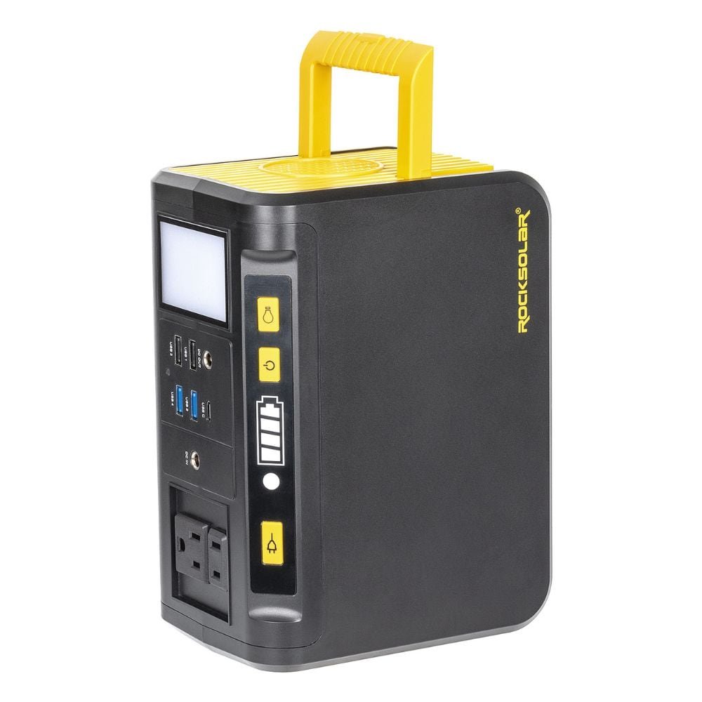 p_1001819589 Rocksolar Weekender MAX PRO 250W Portable Power Station - Lithium Battery and Solar Generator - Image 1