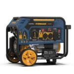FIRMAN Tri Fuel Portable Generator 5000/4000W Electric Start Gas, Wheel Kit CO Alert 50 ST CAN