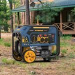 FIRMAN Tri Fuel Portable Generator 5000/4000W Electric Start Gas, Wheel Kit CO Alert 50 ST CAN - Image 3