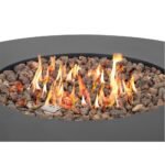 Hampton Bay 40-inch Outdoor Patio Round Gas Fire Pit 65000 BTUs, in Black - Image 2