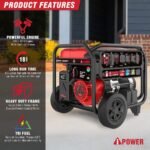 A-iPower 5300-Watt Recoil Start Gasoline Portable Generator - Image 3