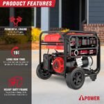 A-iPower 9000-Watt Remote Start Gasoline Propane and Natural Gas Generator - Image 5