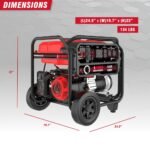 A-iPower 9000-Watt Remote Start Gasoline Propane and Natural Gas Generator - Image 3