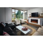 Napoleon Purview 42-inch Surface Mounted or Built-in Wall Electric Fireplace - Image 6