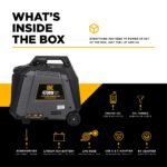 BE Power Equipment 4700/3800-Watt Electric Start Dual-Fuel Gas and Propane Inverter Generator - Image 5