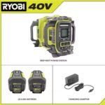 RYOBI 40V 1800-Watt Portable Battery Power Station Inverter Generator and 4-Port Charger with (2) 6.0 Ah Batteries - Image 8