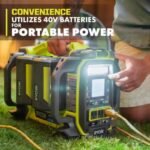 RYOBI 40V 1800-Watt Portable Battery Power Station Inverter Generator and 4-Port Charger with (2) 6.0 Ah Batteries - Image 7