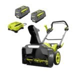 RYOBI 40V HP 21-inch Brushless Cordless Battery Snow Blower Kit with (2) 6.0 Ah Batteries and Charger