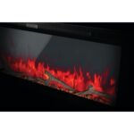 Napoleon Entice 60-inch Surface Mounted or Built-in Wall Electric Fireplace - Image 2