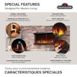 Napoleon Astound 62-inch Built-in Wall Electric Fireplace - Image 5