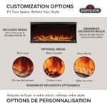 Napoleon Astound 62-inch Built-in Wall Electric Fireplace - Image 7