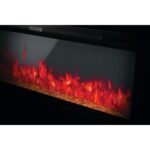 Napoleon Entice 72-inch Surface Mounted or Built-in Wall Electric Fireplace - Image 2