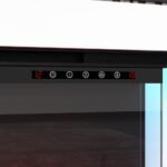 FUFU&GAGA White High-Gloss Electric Fireplace - Image 6