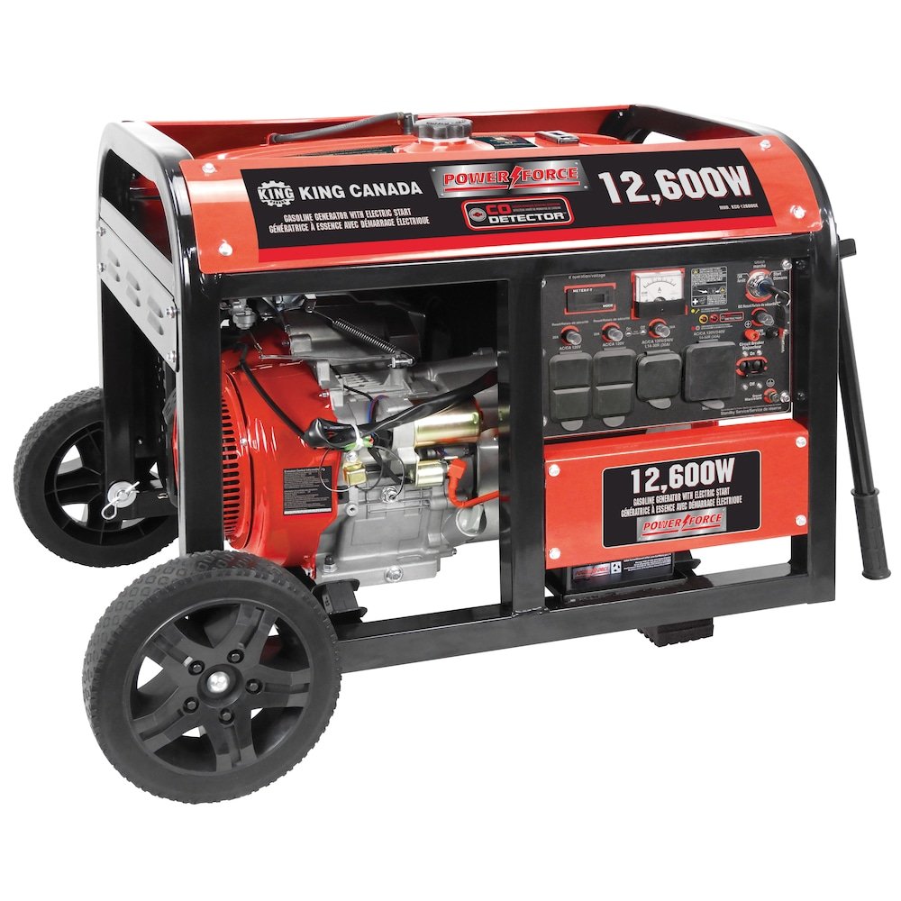 p_1001931842 King Canada 12,600W Gasoline Generator with Electric Start - Image 1