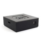 Paramount Danby Convertible Propane Fire Table , Square, Grey and Black - Image 2