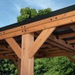 Backyard Discovery Kingsport 20 ft. x 12 ft. x 8 ft. All Cedar Wood Carport - Image 3